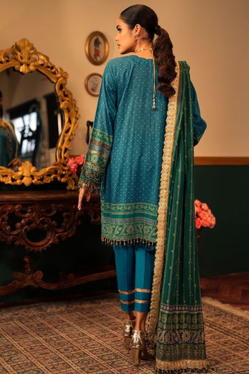 Alkaram FC-9B-22-Blue Festive Eid Lawn 2022 Online Shopping